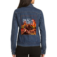 Music Retro Indian Woman My Favorite People Ladies Denim Jacket | Artistshot