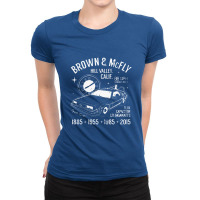 Brown And Mcfly    Back To The Future Ladies Fitted T-shirt | Artistshot