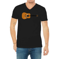 Hansard Guitar V-neck Tee | Artistshot