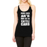 People With Ar's Don'gein Cattle Cars Games Characters Racerback Tank | Artistshot