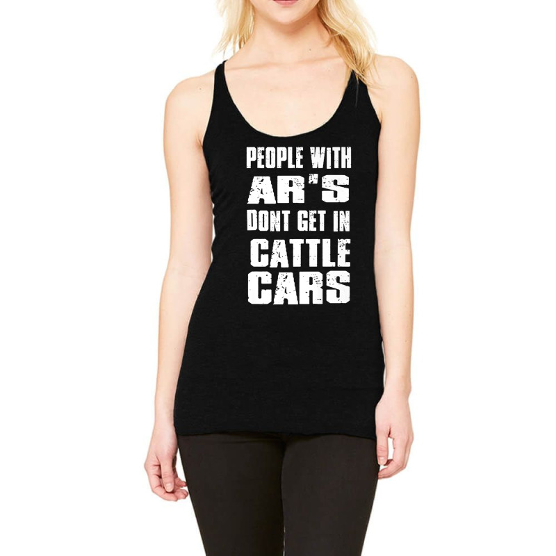 People With Ar's Don'gein Cattle Cars Games Characters Racerback Tank by KhalilDesign | Artistshot