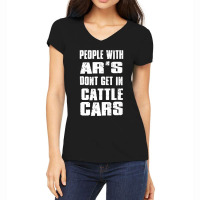 People With Ar's Don'gein Cattle Cars Games Characters Women's V-neck T-shirt | Artistshot