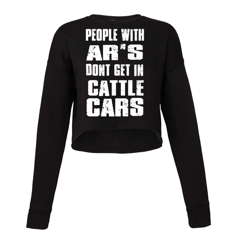 People With Ar's Don'gein Cattle Cars Games Characters Cropped Sweater by KhalilDesign | Artistshot