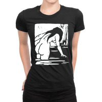 Bathing Woman, Bath Woman, Bathing Woman Vintage, Bathing Woman Art, B Ladies Fitted T-shirt | Artistshot