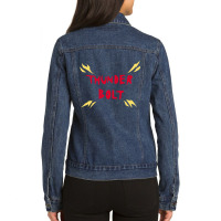 Thunder Bolt Kaminari Ladies Denim Jacket | Artistshot