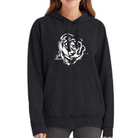 Womens Garygraham422 Graffiti Rose V-neck Vintage Hoodie | Artistshot