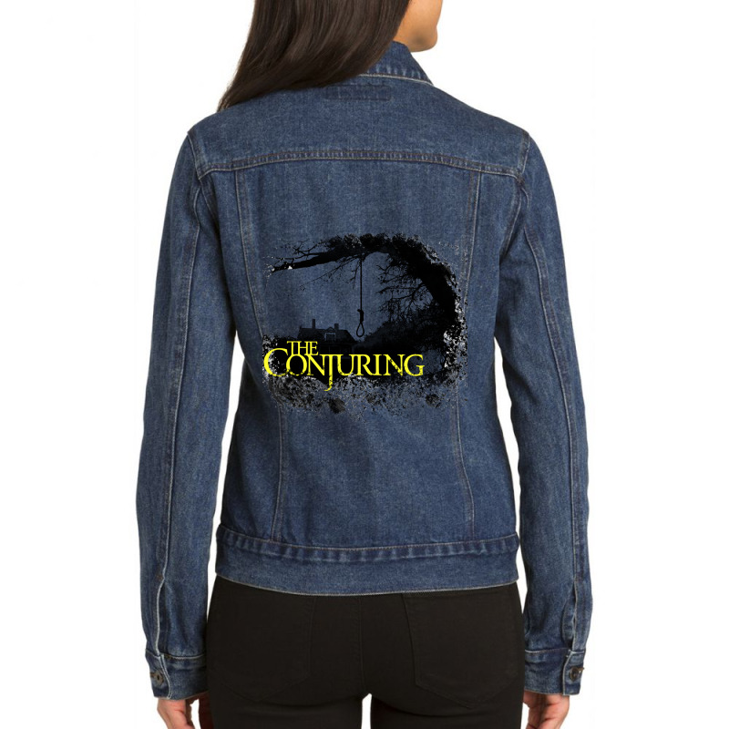 Retro  Barrymore Call Me Ladies Denim Jacket by ArtistLisa | Artistshot