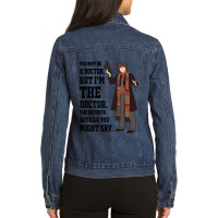 Cartoon Gifts Time Traveller Gift Men Ladies Denim Jacket | Artistshot