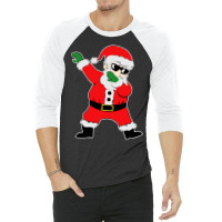 Dabbing Santa 3/4 Sleeve Shirt | Artistshot