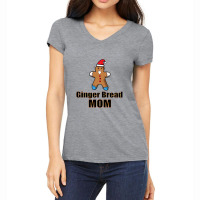 Ginger Bread Cute Christmas Holiday Spirit Lovely Women's V-neck T-shirt | Artistshot