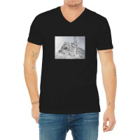 Panthera Uncia V-neck Tee | Artistshot