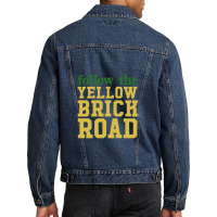 Follow The Yellow Brick Road,the Wizard Of Oz Men Denim Jacket | Artistshot