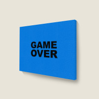 Game Over   Game Landscape Canvas Print | Artistshot