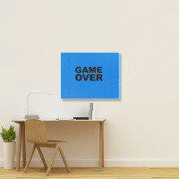 Game Over   Game Landscape Canvas Print | Artistshot