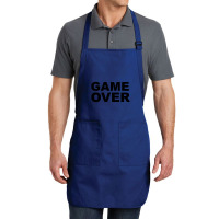 Game Over   Game Full-length Apron | Artistshot