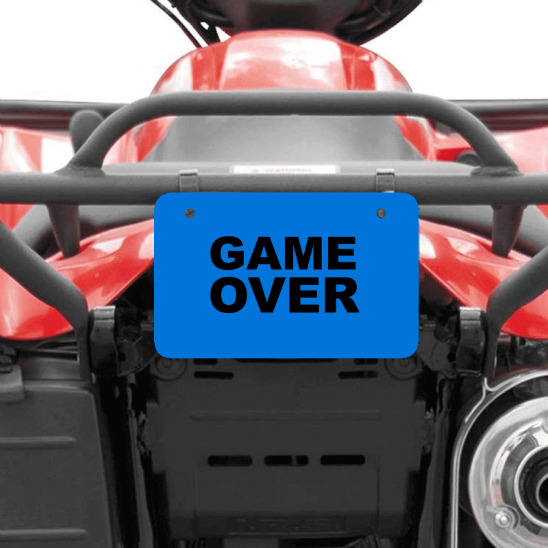 Game Over   Game Atv License Plate | Artistshot