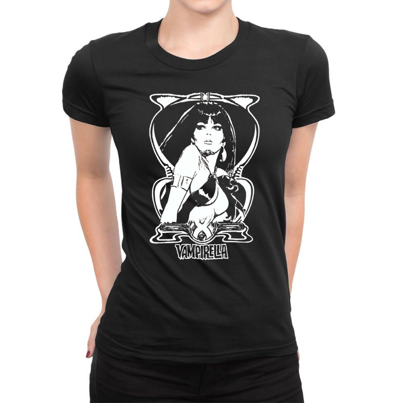 Vampirella, Vampirella Vintage, Vampirella Art, Vampirella Painting, V Ladies Fitted T-Shirt by SHODSPADS | Artistshot