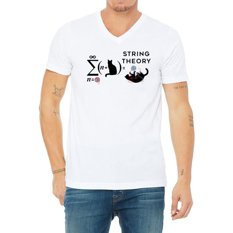 String Theory V-Neck Tee by AGSTshirt | Artistshot