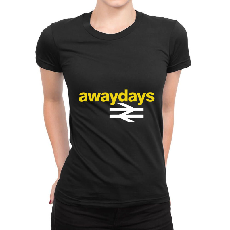 Away Days Football Casual Ladies Fitted T-Shirt by Andreacomptonc | Artistshot