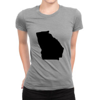 Georgia State Ladies Fitted T-shirt | Artistshot