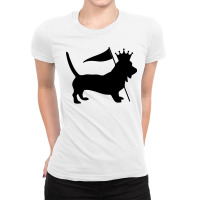 Dog King Ladies Fitted T-shirt | Artistshot