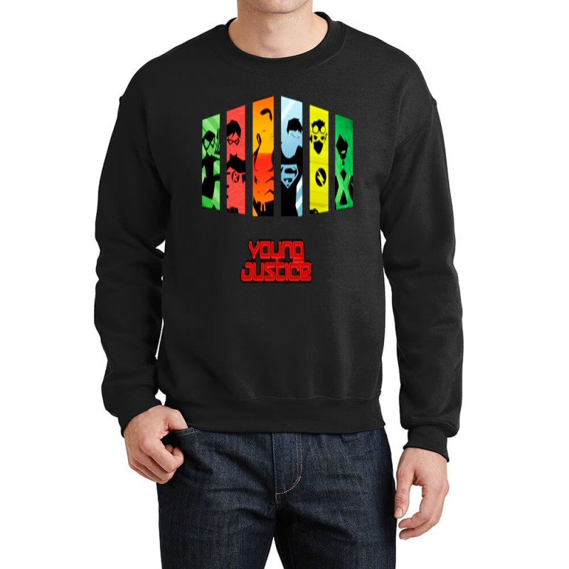 Young Justice Digital Arts Crewneck Sweatshirt | Artistshot