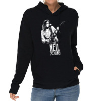 Young Neil - The White Stencil Lightweight Hoodie | Artistshot