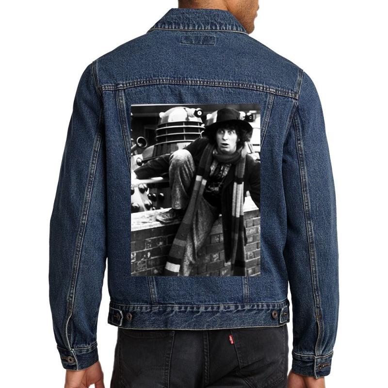 Vintage Photograp Time Traveller Funny Gift Men Denim Jacket by HeavenArtists | Artistshot