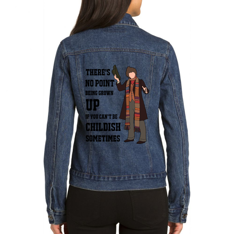 Vintage Photograp Time Traveller Mens Funny Ladies Denim Jacket by HeavenArtists | Artistshot