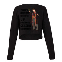 Vintage Photograp Time Traveller Mens Funny Cropped Sweater | Artistshot