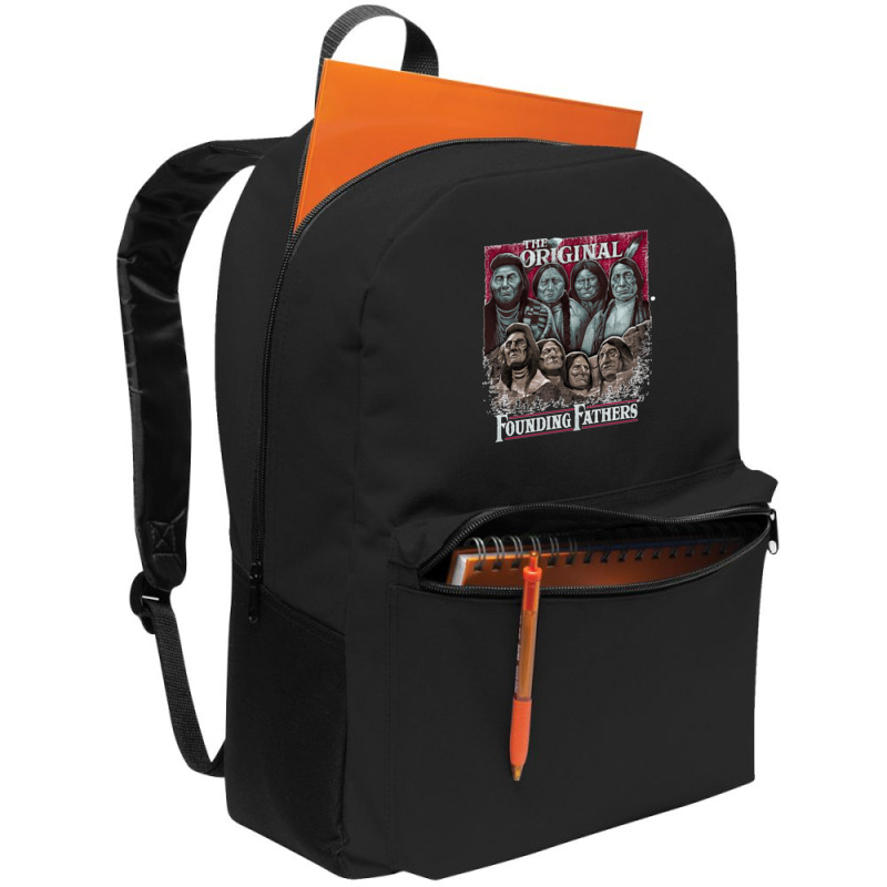 The Original Founding Fathers Mount Rushmore  Native American Indian C Backpack | Artistshot