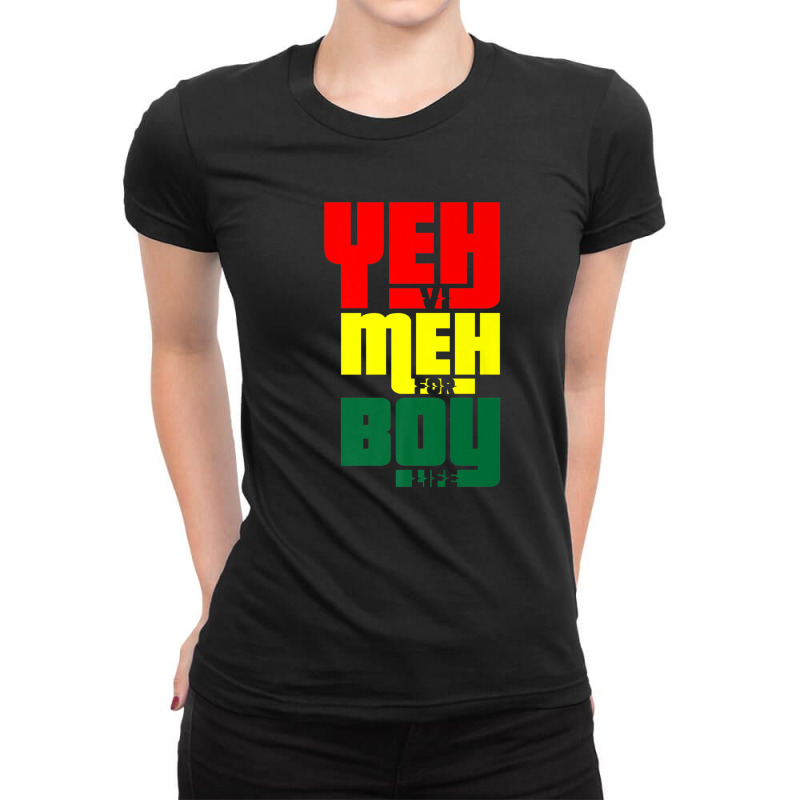 Virgin Islands Yeh Meh Boy Massive Vi Ladies Fitted T-Shirt by AngelaMaria | Artistshot