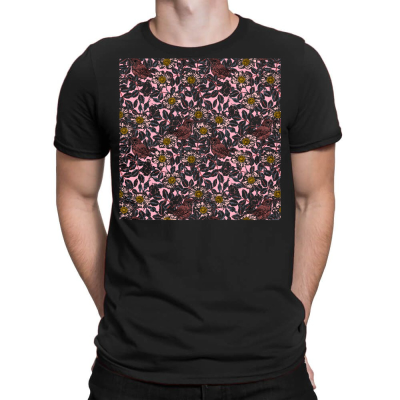 Wild Rose T  Shirt Wrens In The Roses T  Shirt T-shirt | Artistshot