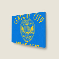 Central City Police Department   The Flash Landscape Canvas Print | Artistshot