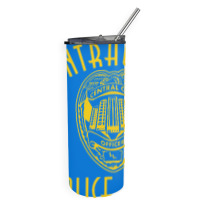 Central City Police Department   The Flash Skinny Tumbler | Artistshot