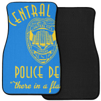 Central City Police Department   The Flash Front Car Mat | Artistshot