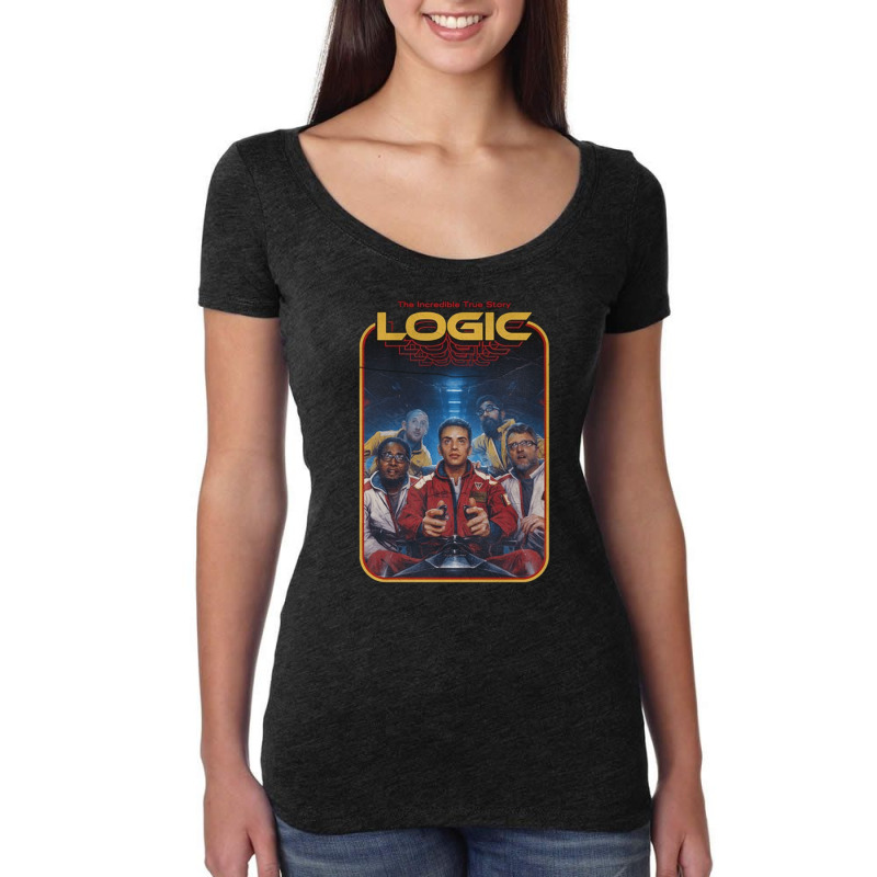 The Incredible True Story, The Incredible True Story Logic, The Incred Women's Triblend Scoop T-shirt by SHODSPADS | Artistshot