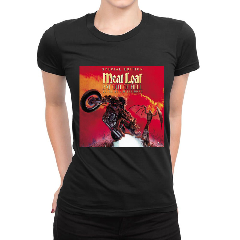 Music From Merchandise Ladies Fitted T-Shirt by saterseim | Artistshot