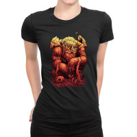 King Of The Apes, The King Of The Apes, King, King Of The Apes Art, Ki Ladies Fitted T-shirt | Artistshot