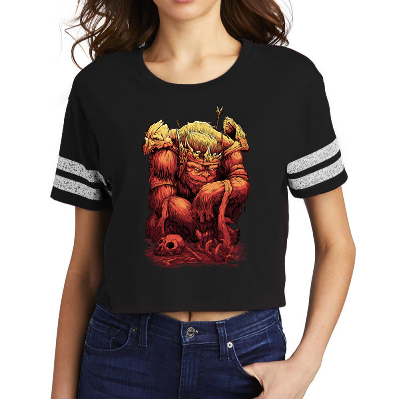 King Of The Apes, The King Of The Apes, King, King Of The Apes Art, Ki Scorecard Crop Tee | Artistshot