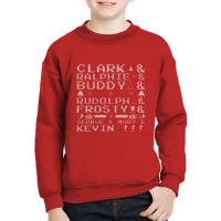 Christmas Movies All Stars Ugly Sweater   Ugly Christmas Youth Sweatshirt | Artistshot