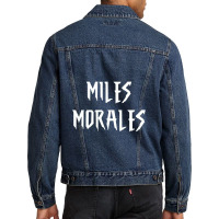 Miles Morales Men Denim Jacket | Artistshot