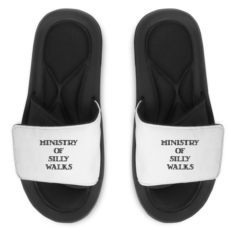 Ministry Of Silly Walks Slide Sandal | Artistshot