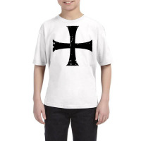 Distressed Crusader Knights Templar Youth Tee | Artistshot