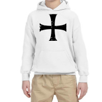 Distressed Crusader Knights Templar Youth Hoodie | Artistshot