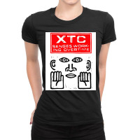 Xtc Senses Working Overtime, New Wave Rock, Xtc, Senses Working Overti Ladies Fitted T-shirt | Artistshot