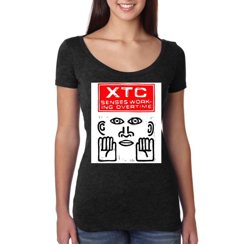 Xtc Senses Working Overtime, New Wave Rock, Xtc, Senses Working Overti Women's Triblend Scoop T-shirt by SHODSPADS | Artistshot