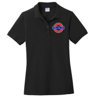 London Souvenir Mind The Gap Underground Tube Ladies Polo Shirt | Artistshot