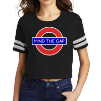 London Souvenir Mind The Gap Underground Tube Scorecard Crop Tee | Artistshot