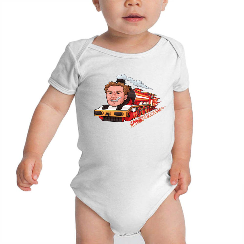 Stay Off The Tracks Tire Vintage Baby Bodysuit by saterseim | Artistshot